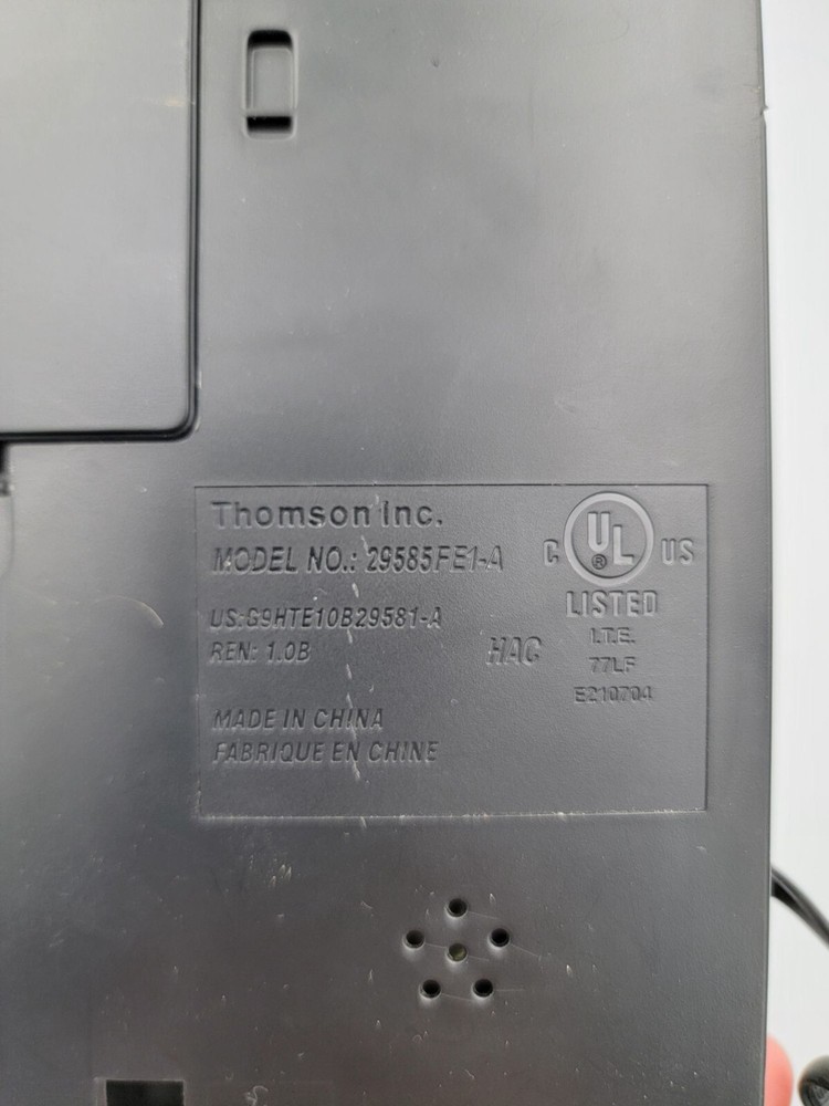 GE Corded Landline Phone Model 29585FE1-A With LCD Display Memory Store Function