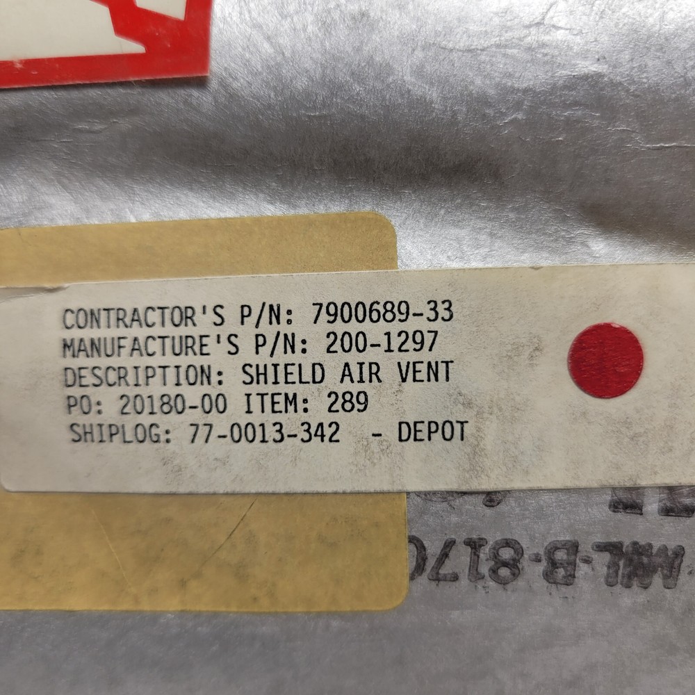 5999-01-266-5495 Radio Frequency/electromagnetic Interference Shield