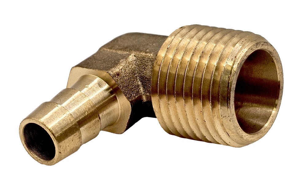 Home Brew Ohio Brass Elbow 1/2" B X 1/2" MPT