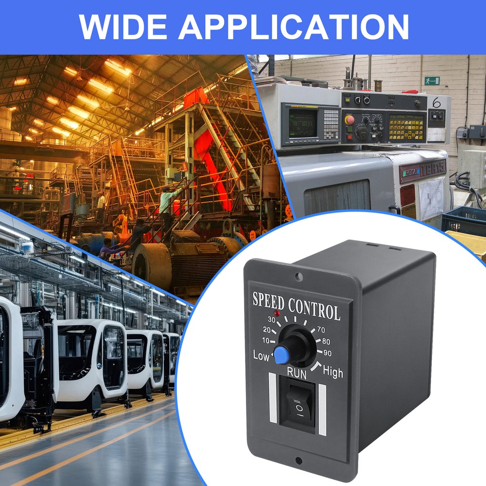 DC 10-60V 6A PWM DC Motor Speed Controller Reversible Switch Regulator Switch