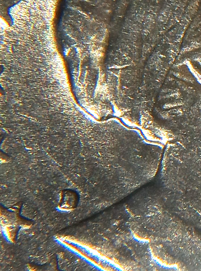 1979 D Filled Mint Mark Error - SBA Susan B. Anthony Dollar - #2 - Other Errors