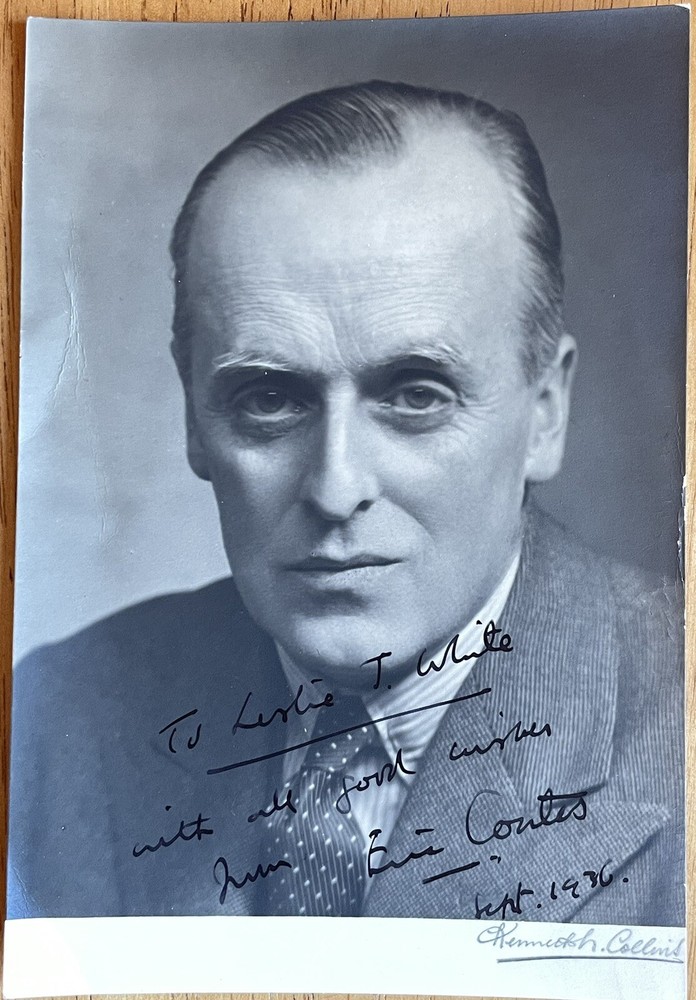English Composer Eric Coates Autographed Photo