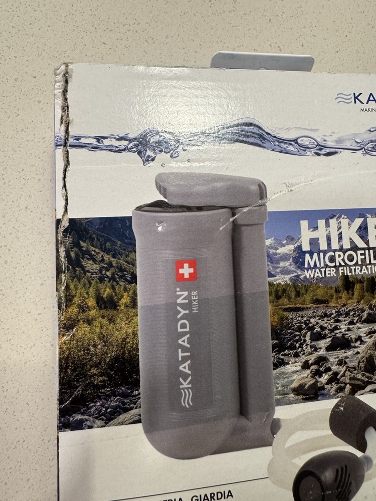 Katadyn Hiker Pump Carbon Microfilter Water Filter Purifier Model 8018270