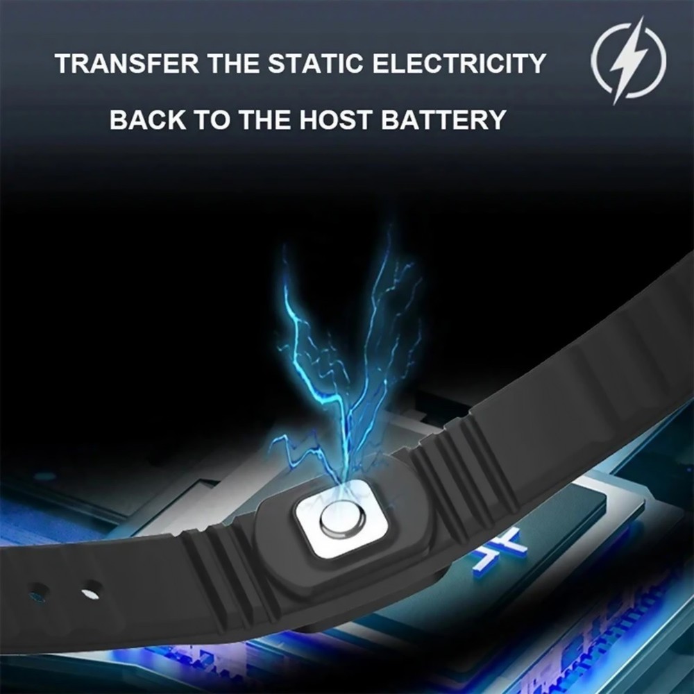 Adjustable Anti-Static Bracelet Wireless Eliminator Wrist Durable Accessory