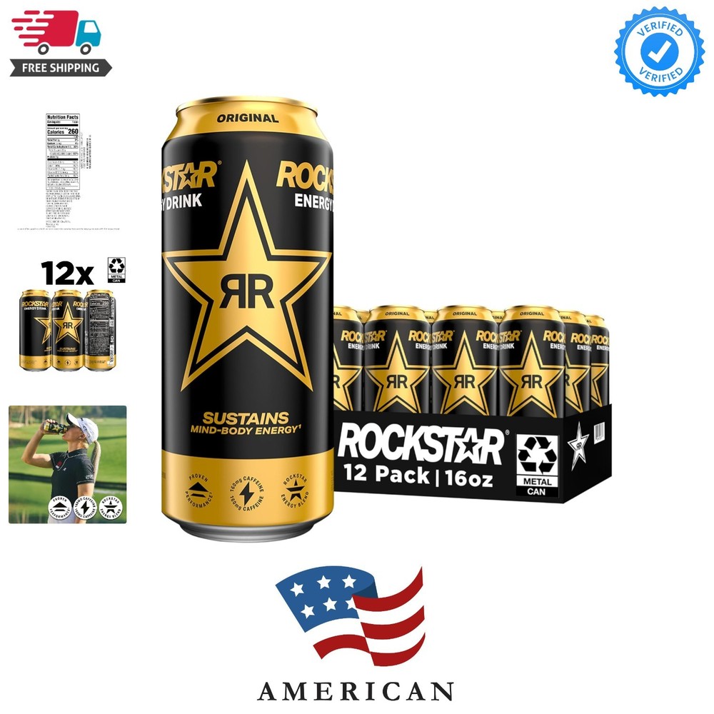 Rockstar  Energy 16oz 12pk