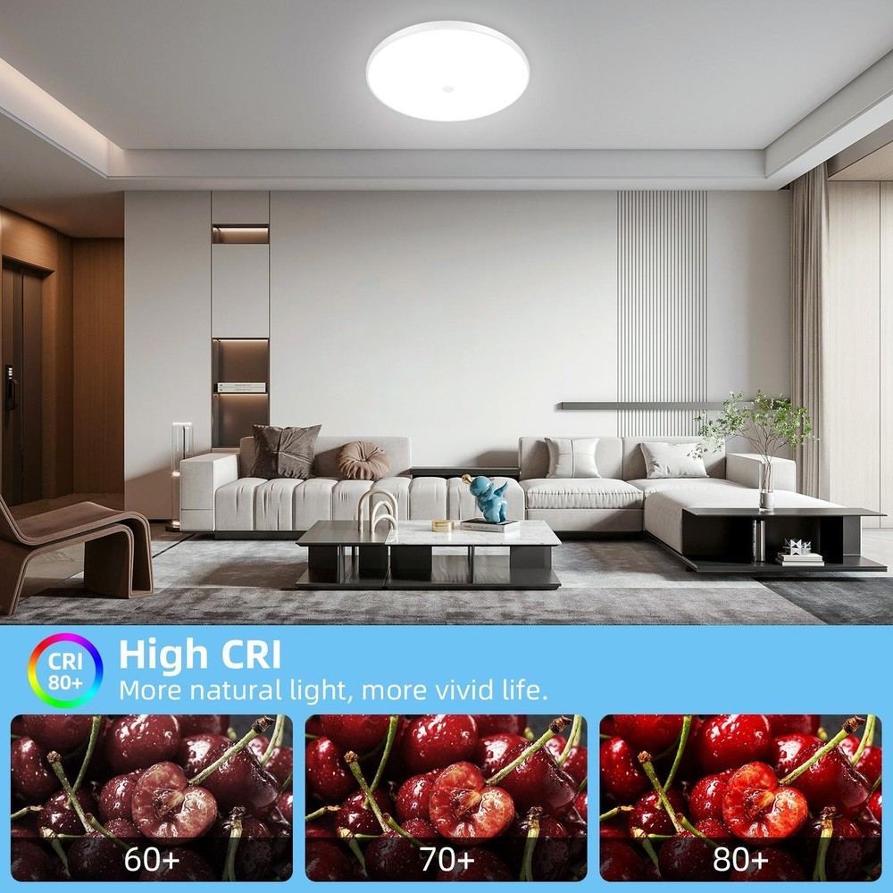 18W LED Ceiling Light, Sensor Light Single Color Temperature for indoor use