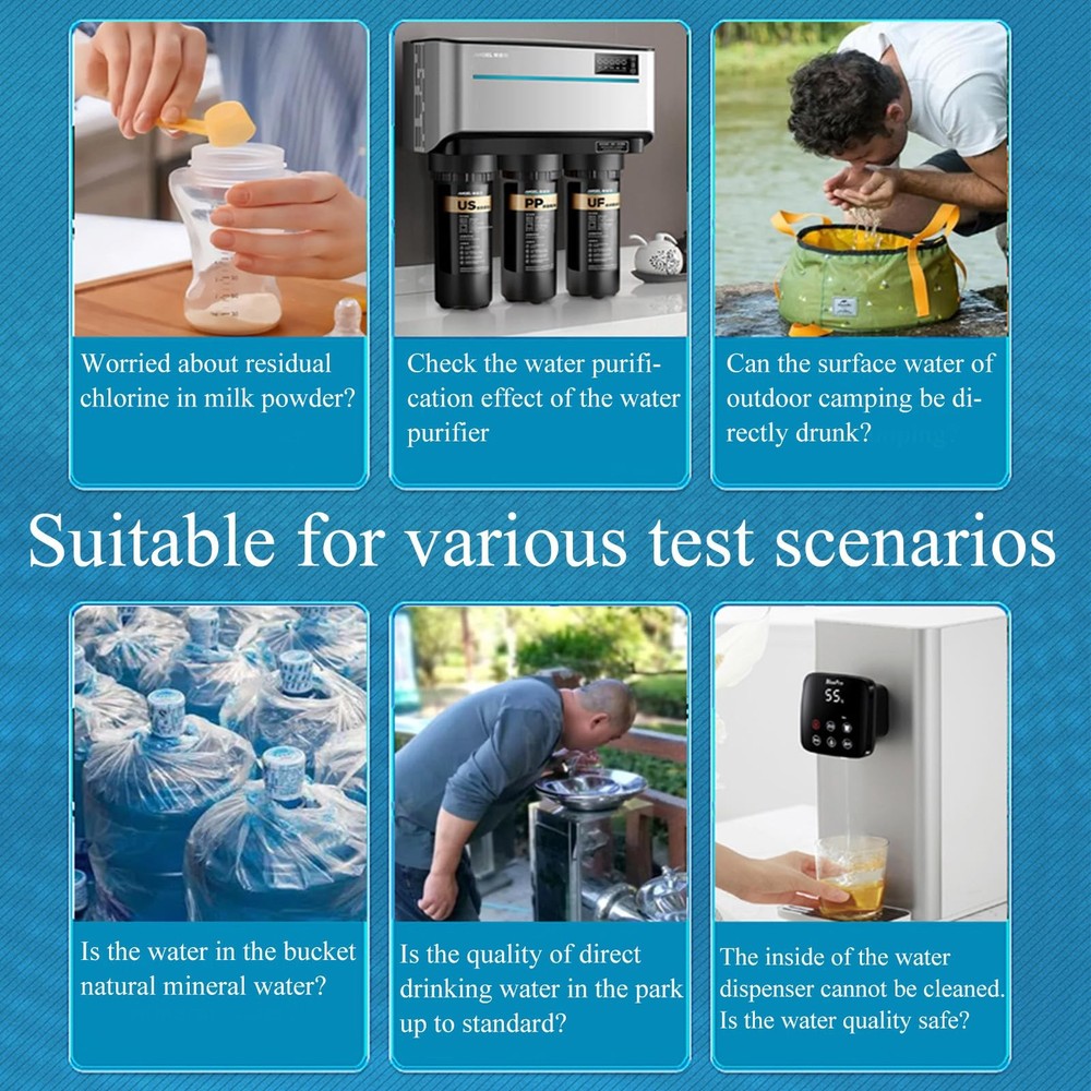 Professional 6-in-1 TDS, TOC, COD, UV275, EC & Temperature Meter, Accurate Re...