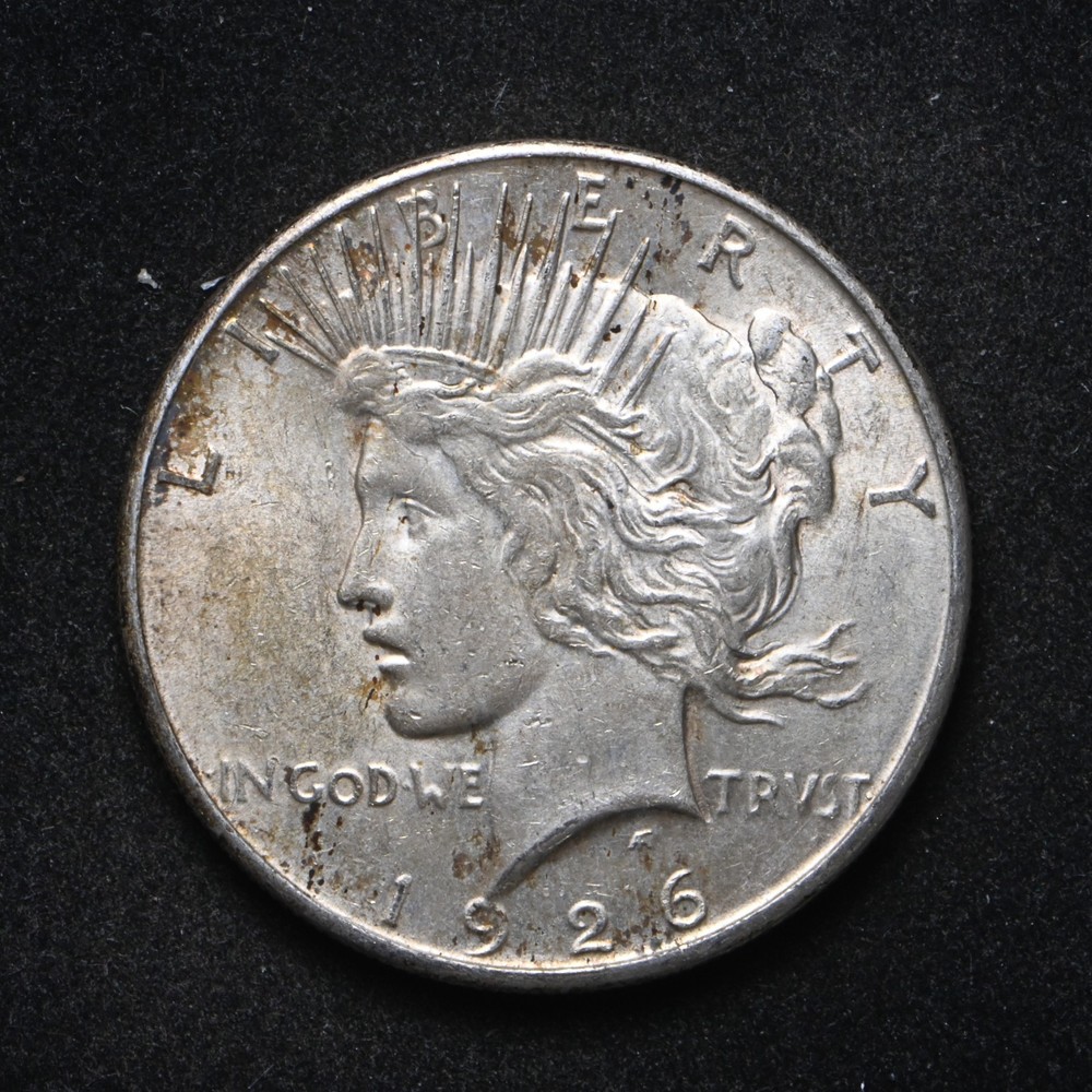 1926-S Peace Silver Dollar AU++ (cn16924)