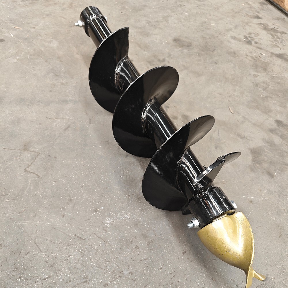 300mm Diameter Auger Drill Rod Post Hole Attachment for Mini Excavator