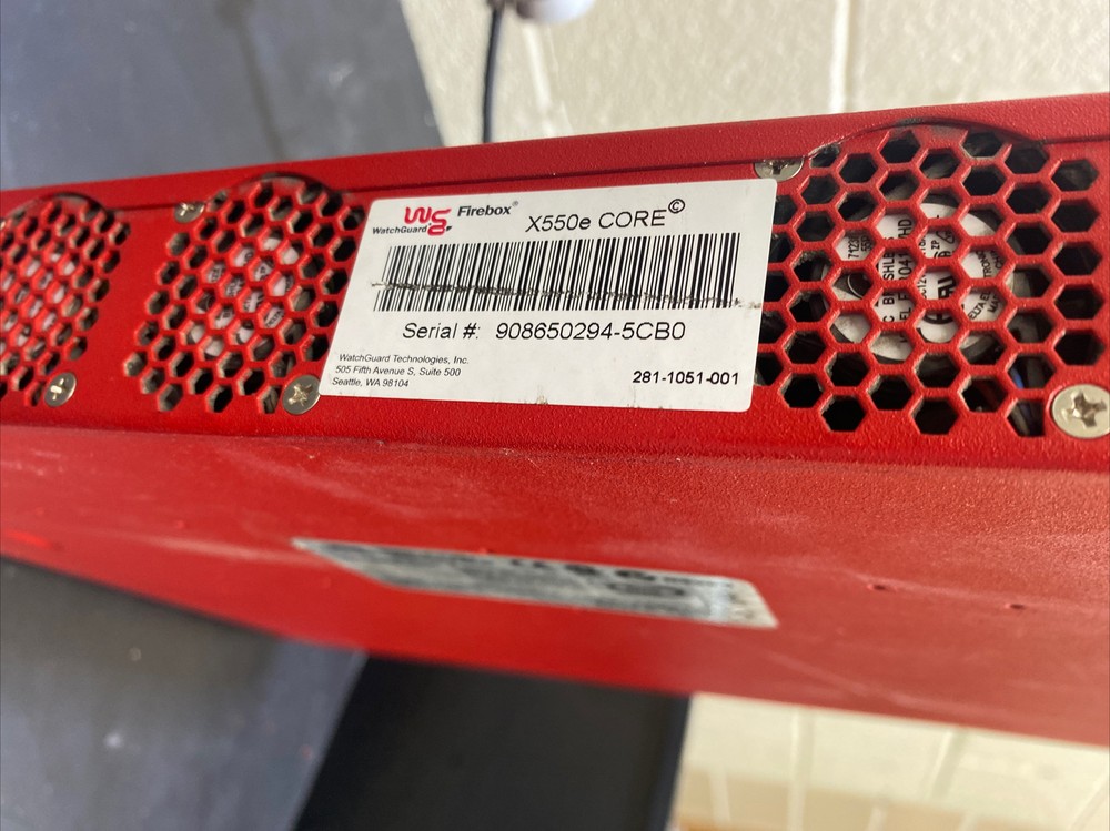 WatchGuard Firebox X550e Core
