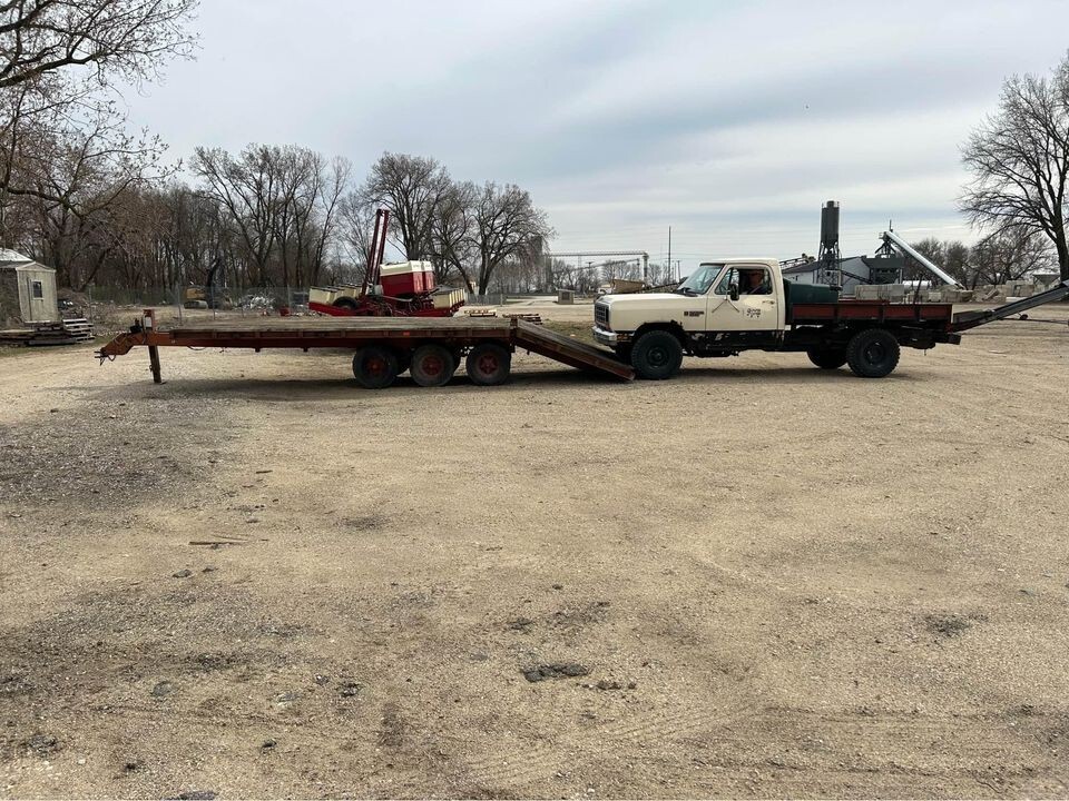 Heavy Equipment Trailer 8x16 with 6 ft drop