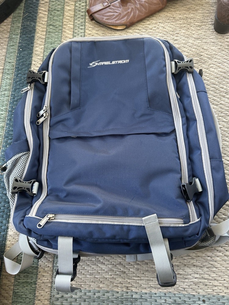 Maelstrom Backpack Blue With Gray Trim