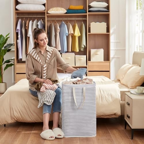 Lifewit 2 Pack Laundry Hamper Large Collapsible Waterproof Clothes Basket