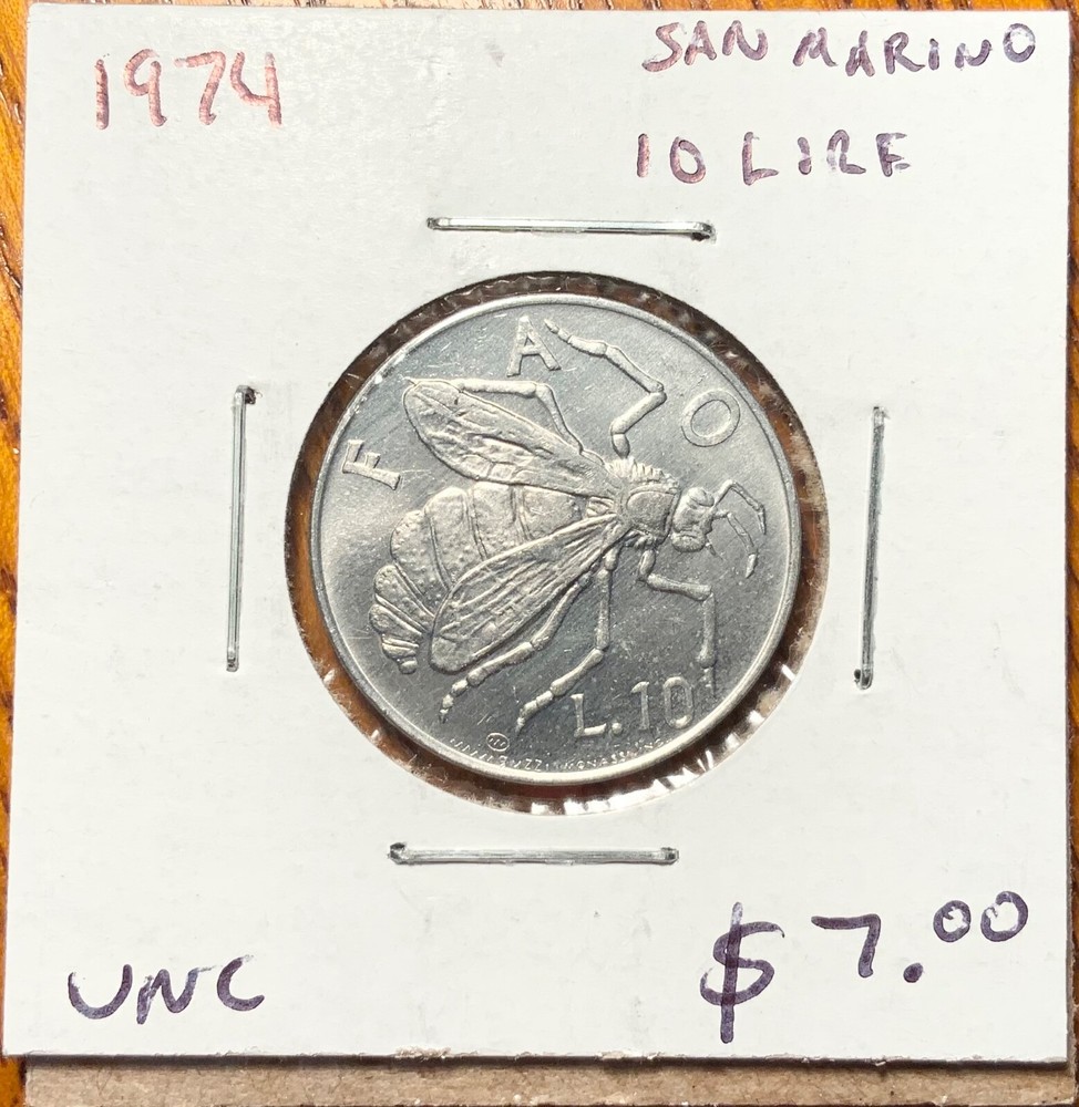 1974 San Marino - 10 Lire