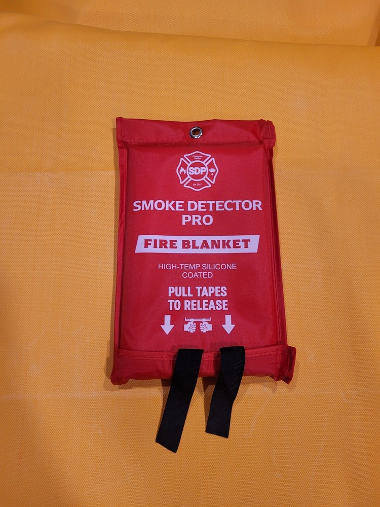 PRO FIRE BLANKET - Firefighter owned Better Design HIGH TEMP SILICONE REUSEABLE