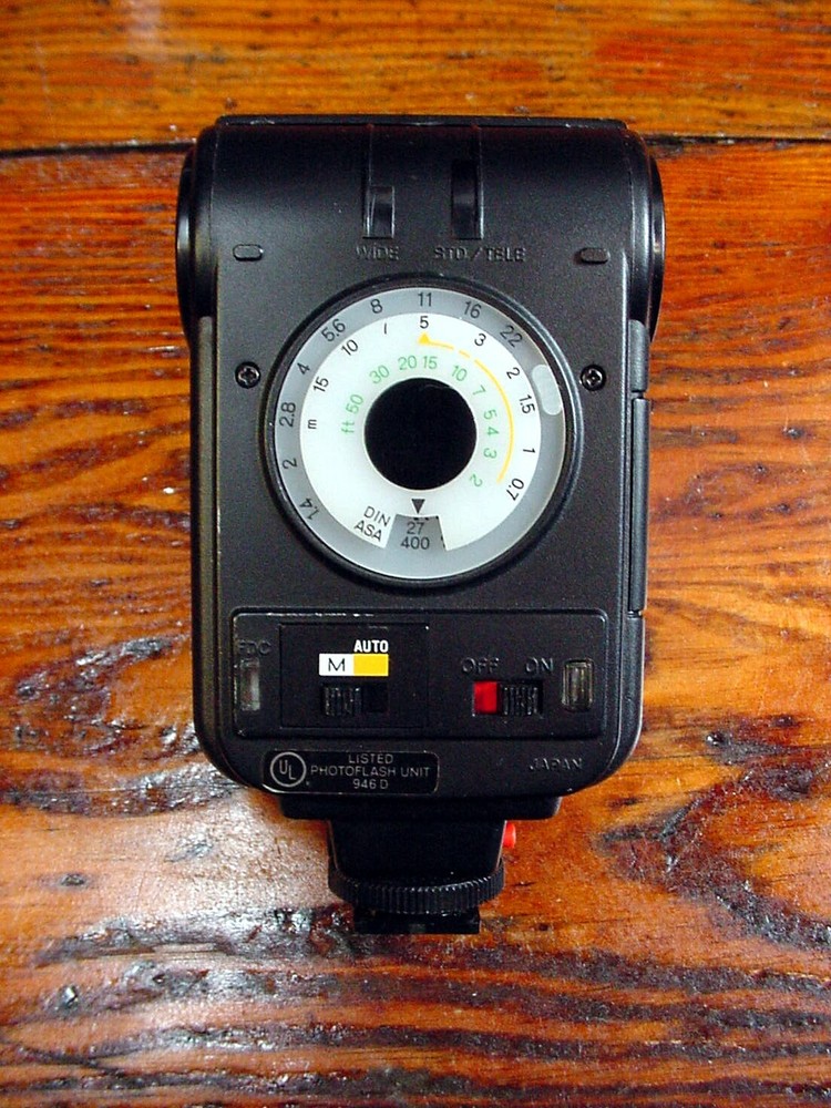 Minolta Auto128 Flash | For Any Camera w/ Single Flash Contact | Tested | $18 |