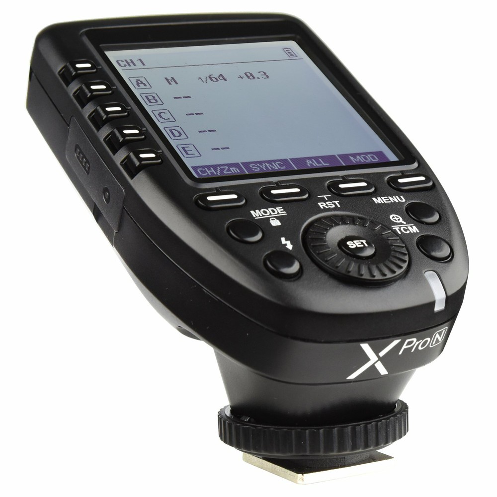 Godox XPro-N XproN 2.4G Wireless HSS Flash Transmitter Trigger For Nikon Camera