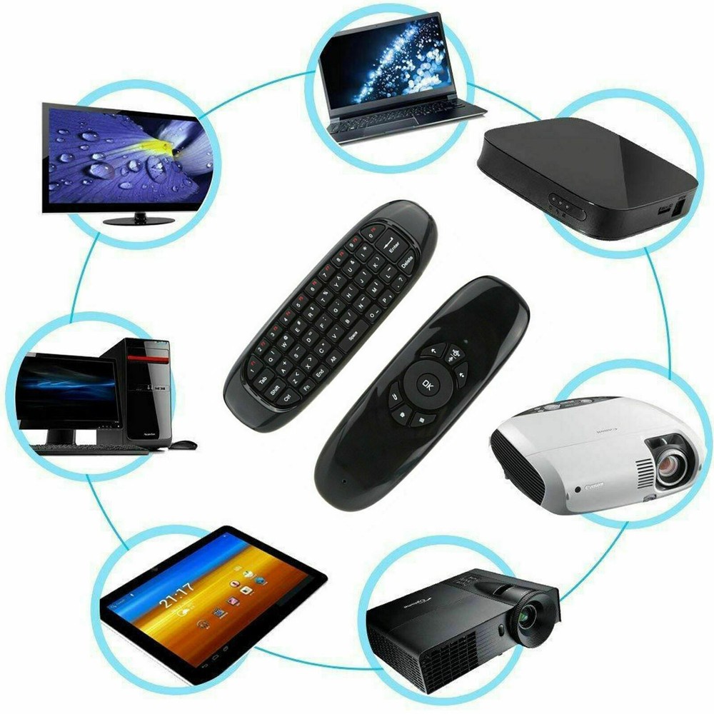 C120 2.4 Remote Control Air Mouse Wireless Keyboard for KODI Android Mini TV Box