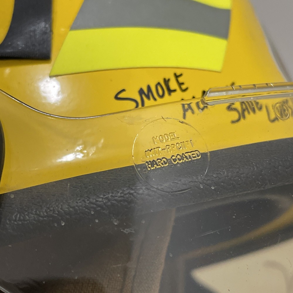 CAIRNS MODEL 990 FIREMAN'S HELMET, YELLOW With Face Shield