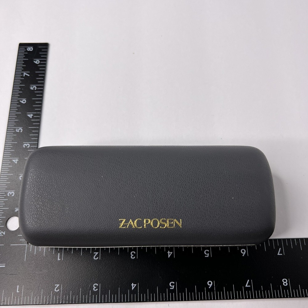 Zac Posen Sunglasses Eyeglasses Hard Shell Case Gray