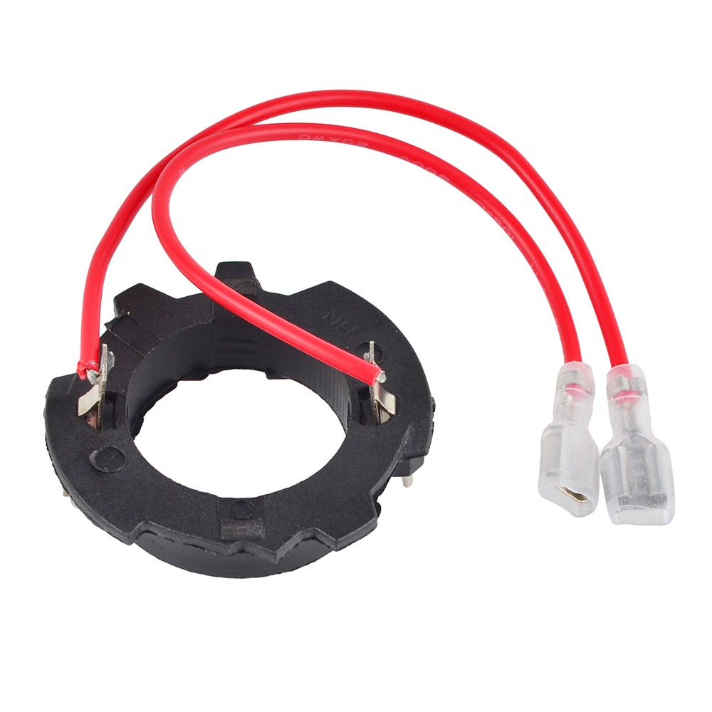 Pair H7 LED Headlight Bulb Base Holder Socket Adapters Retainer Clip Fits For VW