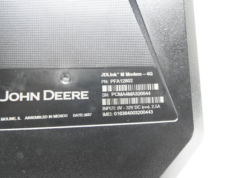 John Deere PFA12802 JdLink Modem Electronic Control Unit - Genuine OEM NEW
