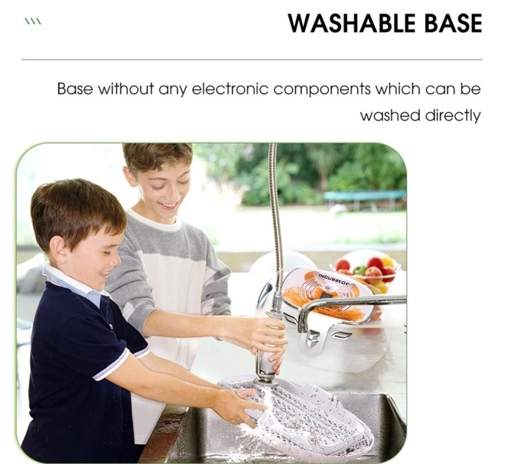 Egg Incubator with Humidity Display,Automatic Egg Turner, LED Egg Candler READ