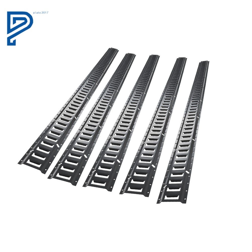 5 Pack 8' E Track Tie Down Rail Kit For Garages Vans Trailers Tie Downs