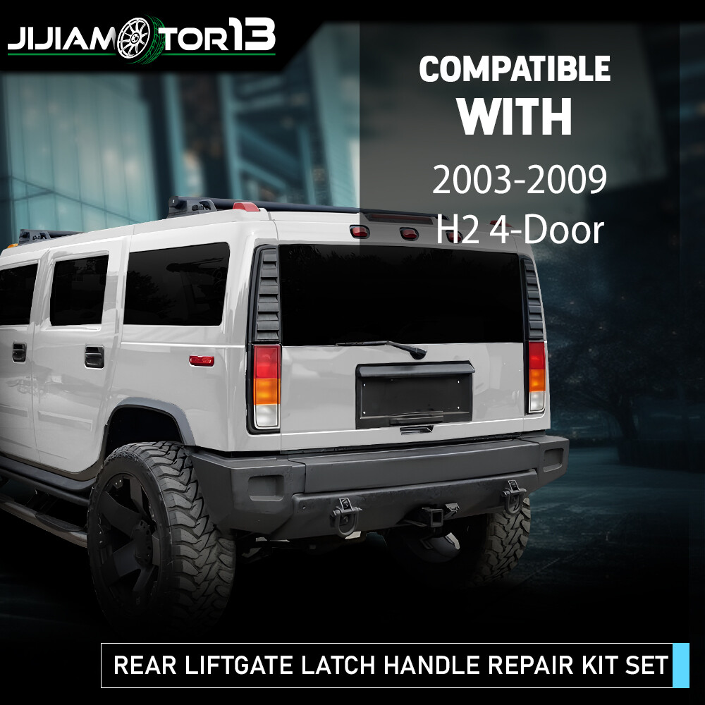 Fit For Hummer H2 2003-2009 Textured Black Tailgate Handle Lift Gate Handle