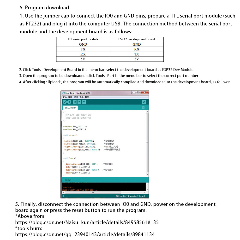 AC/DC ESP32 WIFI Bluetooth 4CH Relay Module ESP32- Development board