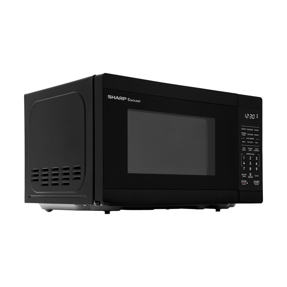 SHARP Compact Countertop Microwave Oven with Removable 10" Carousel Turntable...
