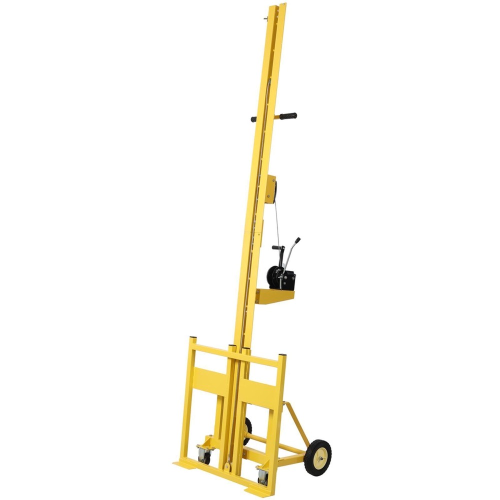 Professional-Grade Drywall Panel Lifter, 150LBS Capacity, Self-Locking Winch,