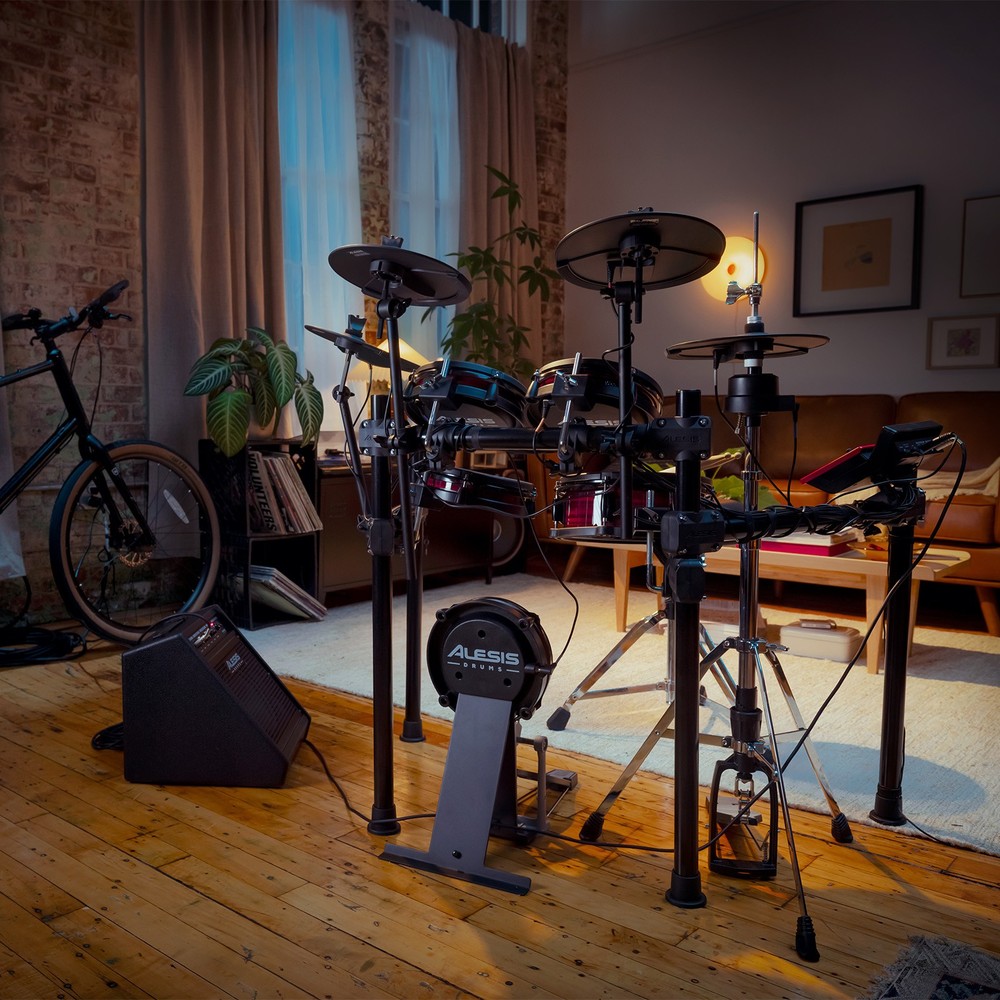 Alesis NITRO ULTIMATE 9-Piece Electronic Drum Set Kit with Bluetooth