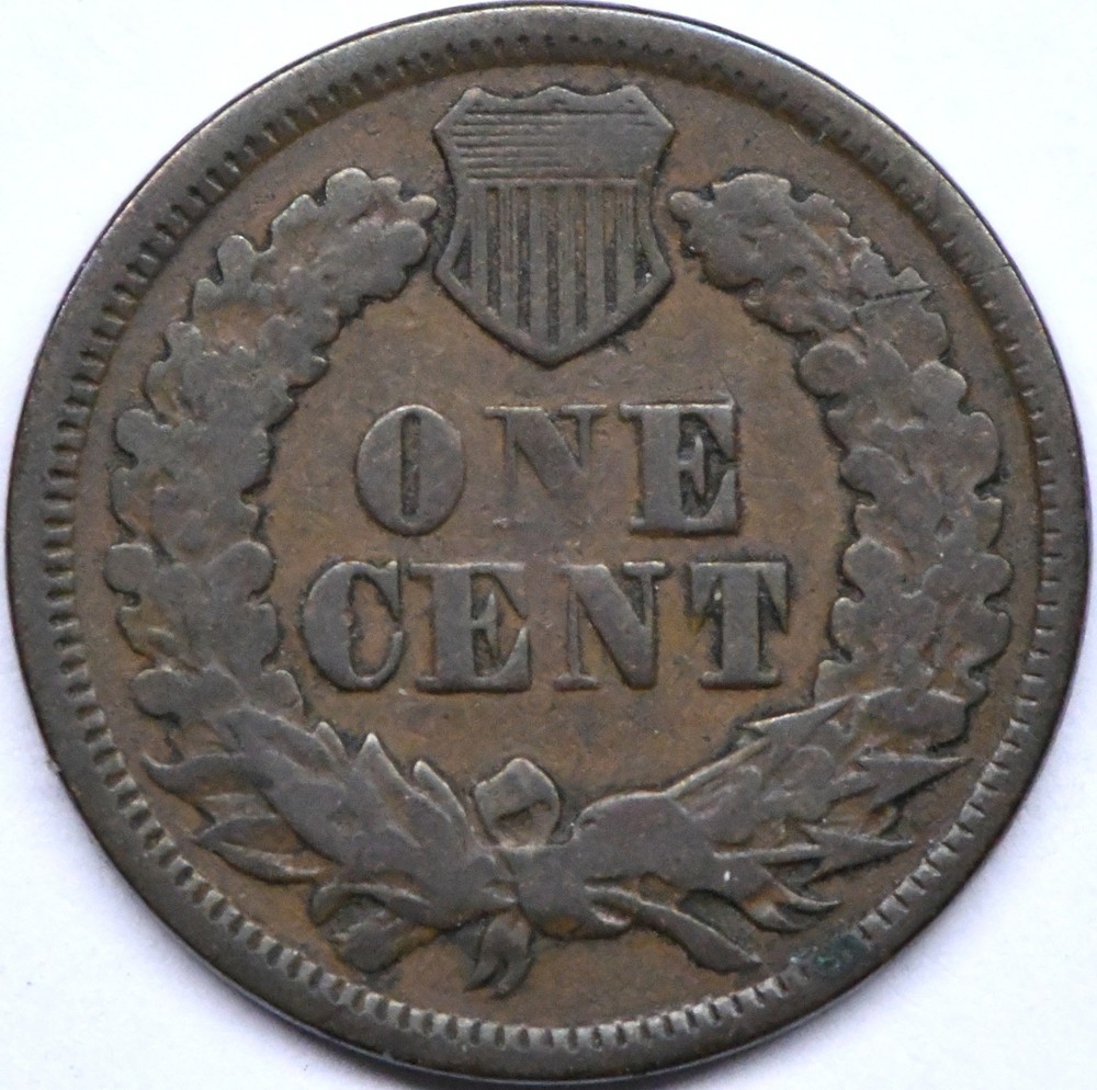 1869 indian head penny