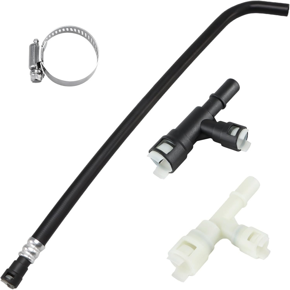 HVAC Heater Hose Assembly with Tee Connector, Heater Core Supply Hose Compatible