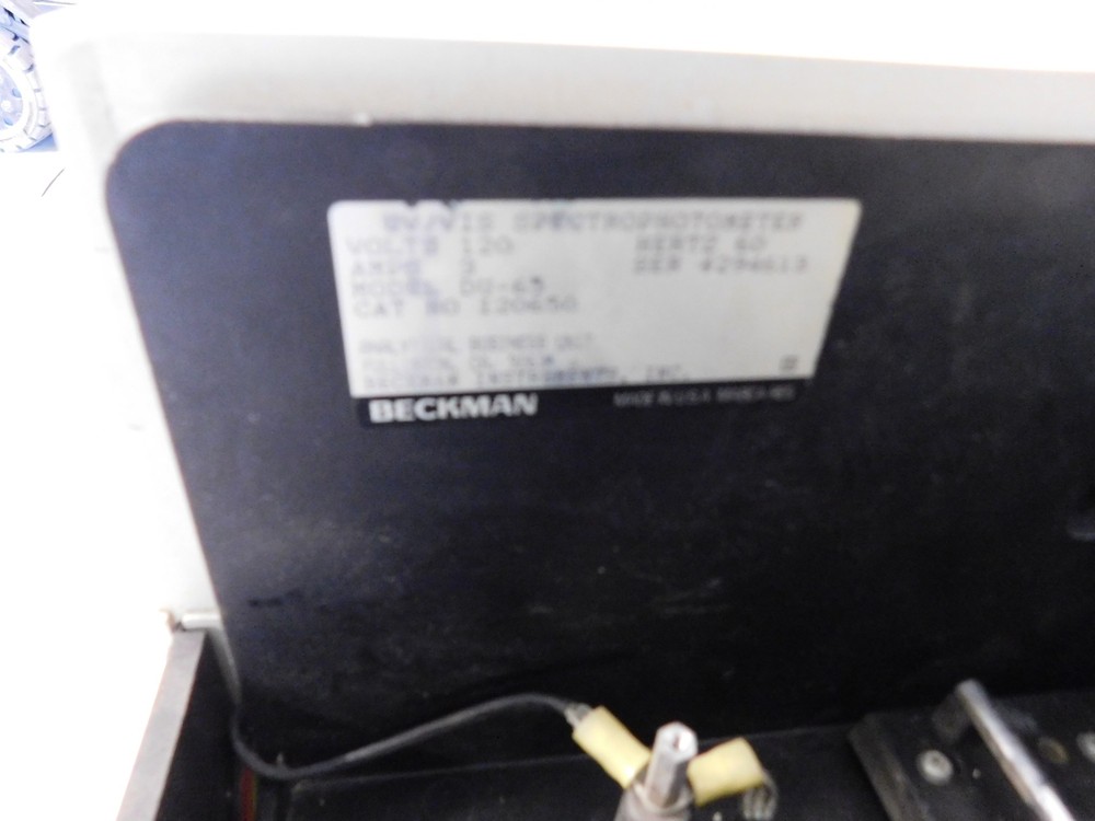 BECKMAN DU-65 SPECTROPHOTOMETER (QPR92)