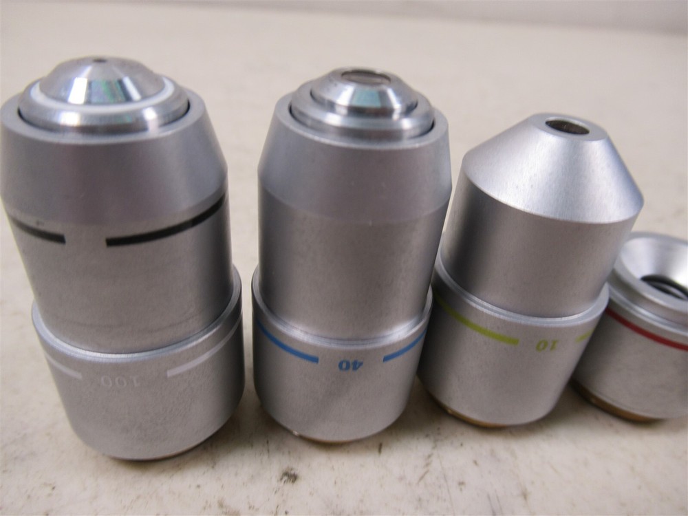 Wolfe Contour Microscope Objective Lenses EA100x EA40x EA10x EA4x