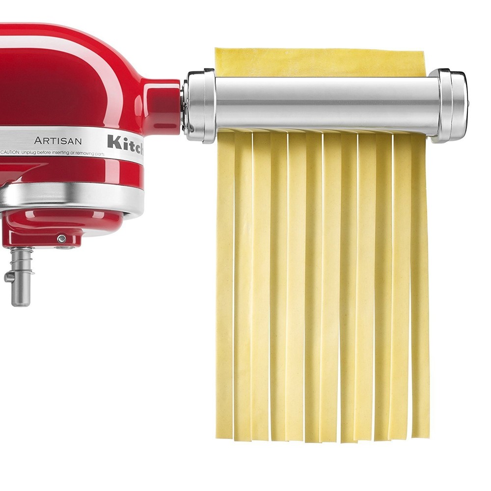 KitchenAid RKSMPRA 3-Piece Pasta Roller & Cutter Attachment Set (Open Box)