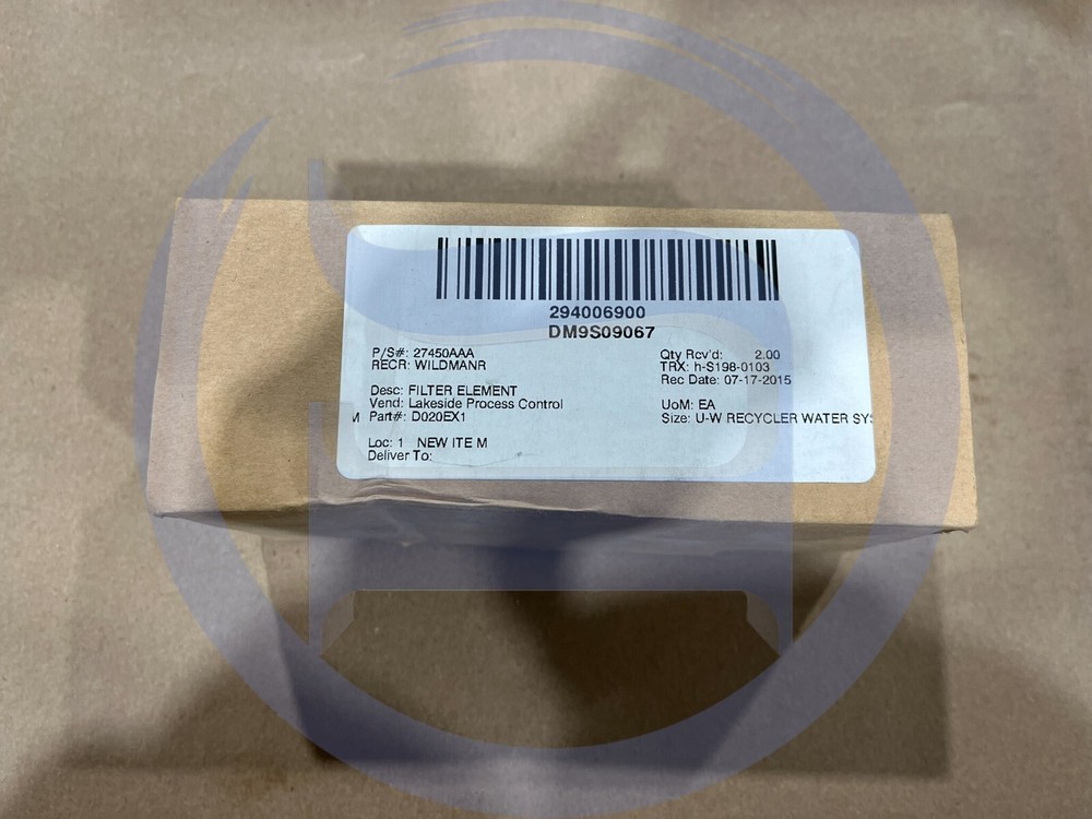 Walker Filtration D020EX1 Filter