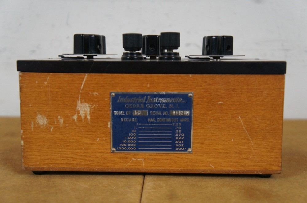 Industrial Instruments ABS OHMS Variable Resistor Box Model 1D