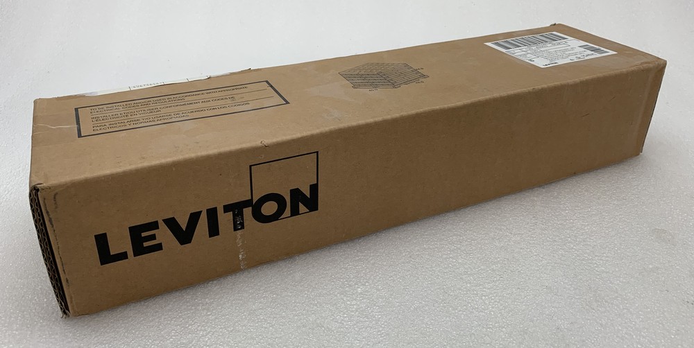 Leviton Horizontal Patch Cord Organizer, 2RU 2UB Black 1C46V0