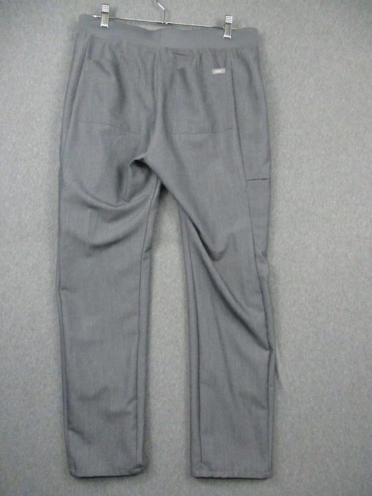 Figs Technical Collection Set Medium Gray Cargo Top Bottoms 2 Piece