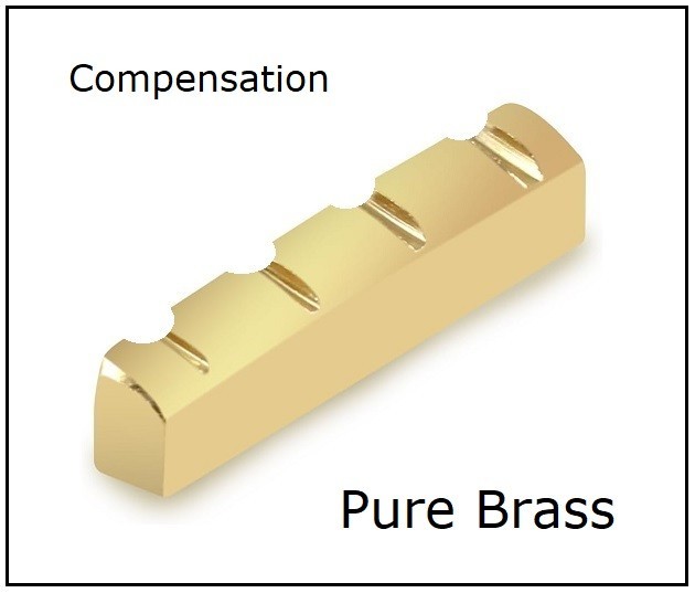 COMPENSATED 1.72" Brass Nut made for EPIPHONE THUNDERBIRD Bass Guitar