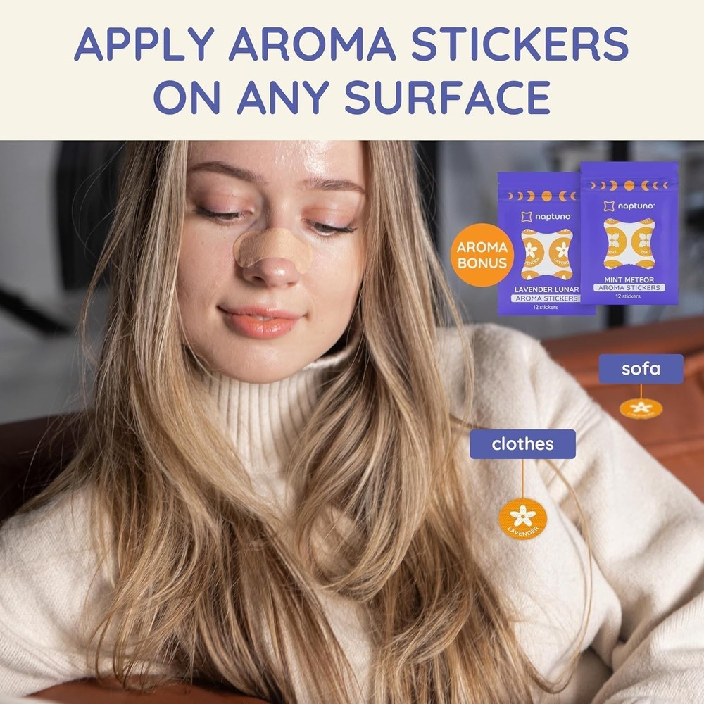 Ultimate Snoring Solution: 40 Nasal Strips with Aromatherapy Stickers for Sleep