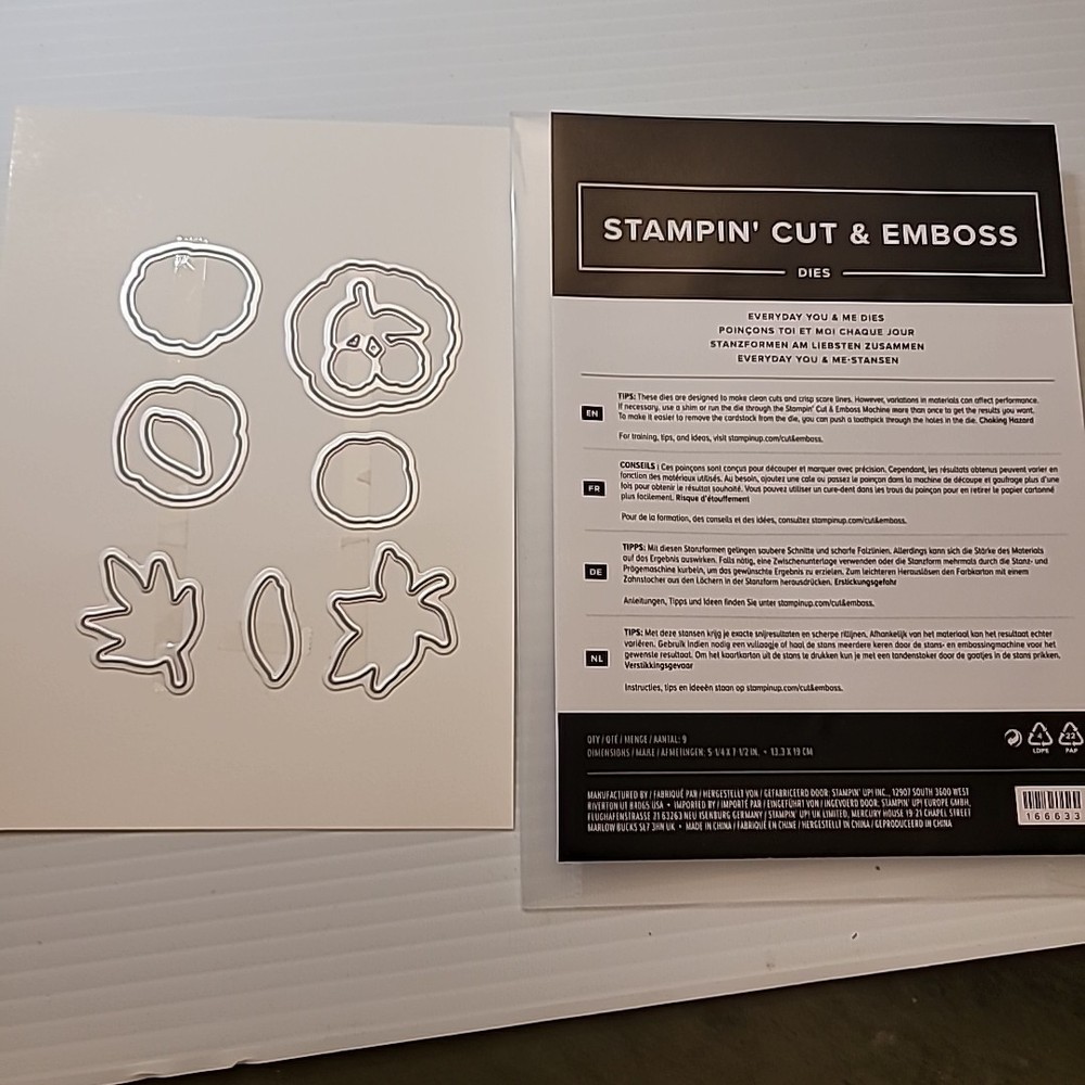 Stampin’ Up!  Cut & Emboss Dies NEW
