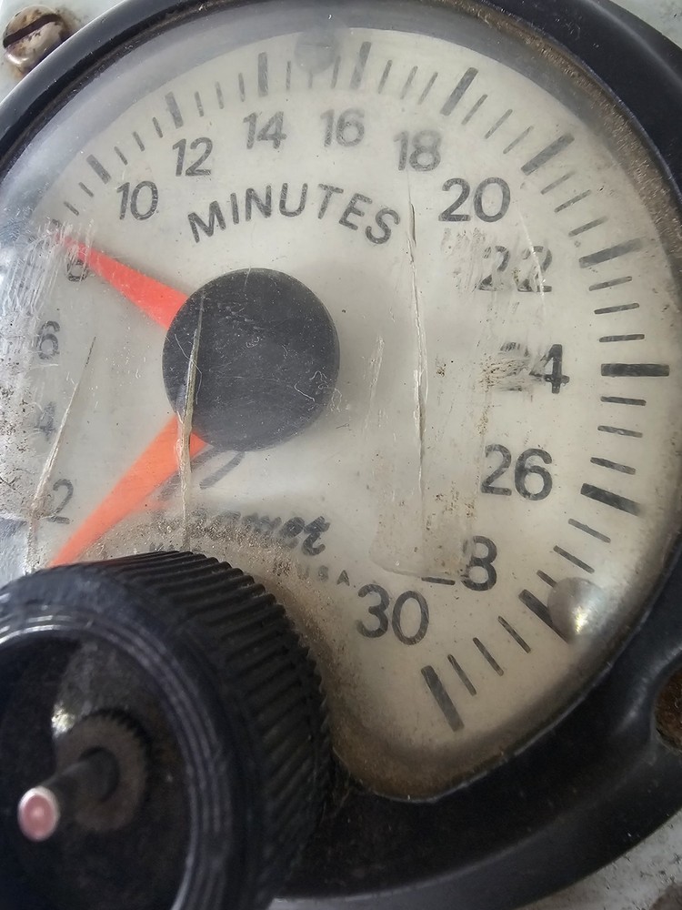 Vintage Cramer Minute Timer Gauge / Meter