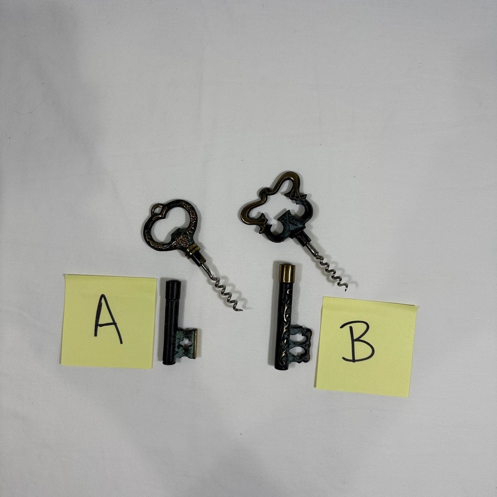 Brass Key Corkscrew