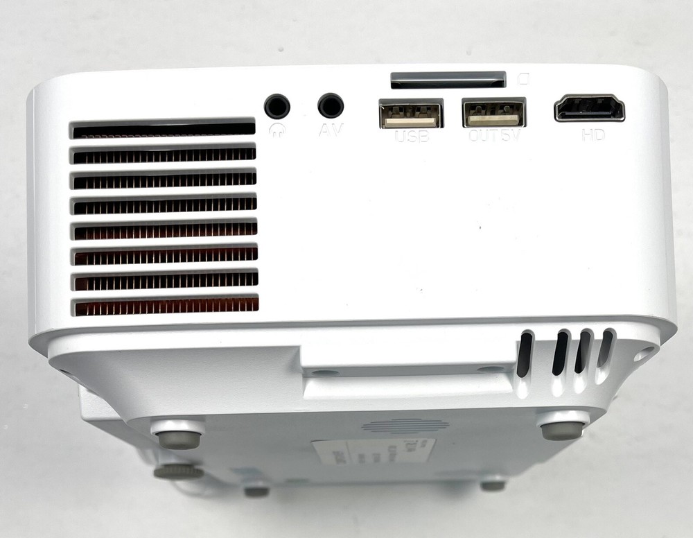 DBPOWER LED Light Source Smart Mini Projector Model T20 SKU: PJ0703 Tested EUC