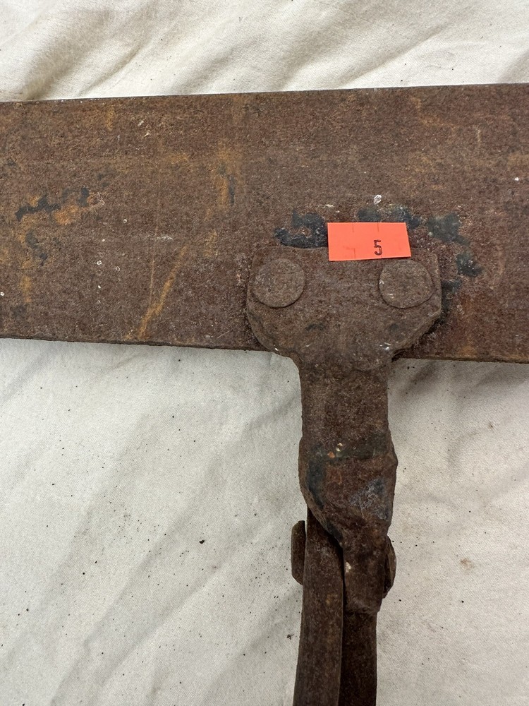 Antique Cast Iron Blacksmith Long Cast Iron Handles Clamping Tool ~ Unknown Use