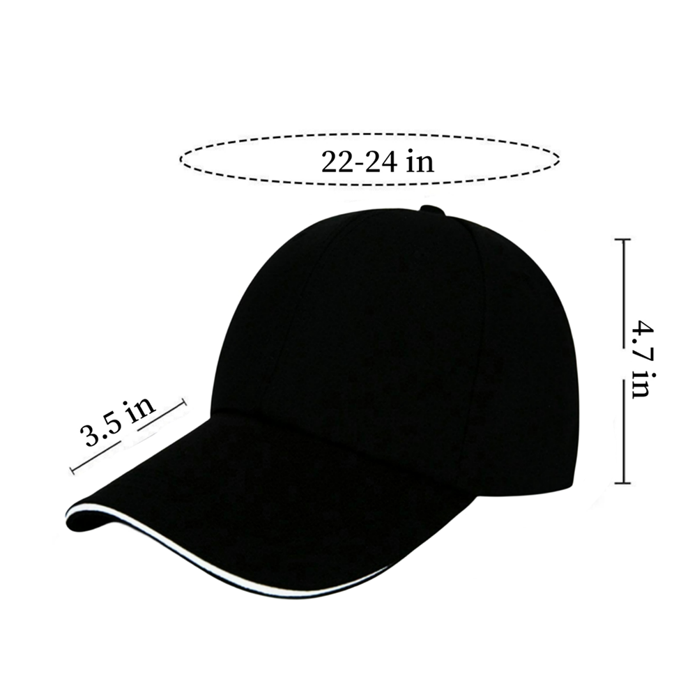 Cotton Baseball Cap Ball Dad Hat Adjustable Plain Solid Washed For Men Women Hat